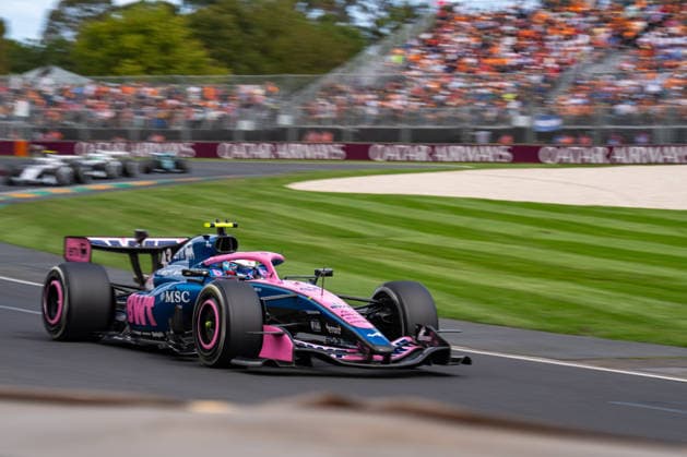 March 8, 2026, Melbourne, Victoria, Australia: (43) FRANCO COLAPINTO - (ARG) - BWT Alpine Formula One Team - Alpine A526 at turn 2 during the race on Sunday at the Formula 1 Qatar Airways Australian Grand Prix 2026. Melbourne Australia - ZUMAf186 20260308_zsp_f186_067 Copyright: xJamesxForresterx