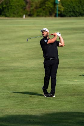HONGKONG LIV-GOLF Spanish professional golfer, Jon Rahm during a game in Fanling Golf Course where LIV Golf Hong Kong is being held in Hong Kong, March 8, 2026. NEXPHER Vernon Yuen HONG KONG