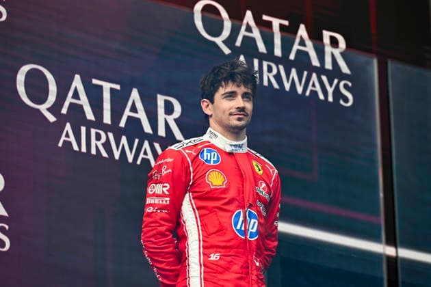 Qatar Airways Formula 1 Australian Grand Prix on the 8th March 2026 at the Albert Park Circuit, Melbourne, Australia. Charles Leclerc (Monaco) of Scuderia Ferrari during presentations at the end of the race The Qatar Airways Formula 1 Australian Grand Prix on the 8th March 2026 at the Albert Park Circuit, Melbourne, Australia. (Photo by Mark Avellino Sportpix Sipa USA) Melbourne Albert Park Victoria Australia Copyright: xMARKxAVELLINOx