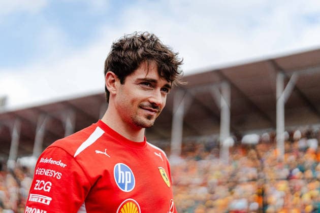 F1 Australian Grand Prix - Drivers Group Photo and Parade CHARLES LECLERC (MON) of Scuderia Ferrari HP 16 on Sunday during the 2026 Formula 1 Qatar Airways Australian Grand Prix at the Albert Park Circuit, Melbourne, Australia, on March 8, 2026. Photo by Tan Jun Da ABACAPRESS.COM Melbourne Australia  Copyright: xJunxDaxTan ABACAx