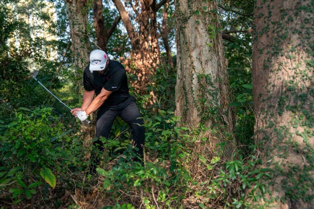 HONGKONG LIV-GOLF Spanish professional golfer, Jon Rahm during a game in Fanling Golf Course where LIV Golf Hong Kong is being held in Hong Kong, March 8, 2026. NEXPHER Vernon Yuen HONG KONG