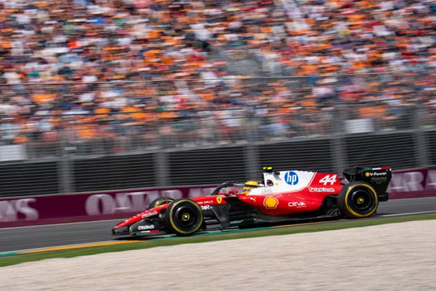 March 8, 2026, Melbourne, Australia: British driver LEWIS HAMILTON (Scuderia Ferrari) drives during the F1 Grand Prix of Australia at Albert Park Circuit in Melbourne, Australia. Melbourne Australia - ZUMAg147 20260308_fap_g147_086 Copyright: xJamesxGasperottix