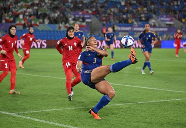 SOCCER ASIAN CUP IRAN PHILIPPINES, Jessika Cowart of the Philippines during the AFC Women™s Asian Cup Group A match between Iran and Philippines at Gold Coast Stadium on the Gold Coast, Sunday, March 8, 2026. ( NO ARCHIVING, EDITORIAL USE ONLY GOLD COAST QUEENSLAND AUSTRALIA  Copyright: xDAVExHUNTx 20260308153096488750
