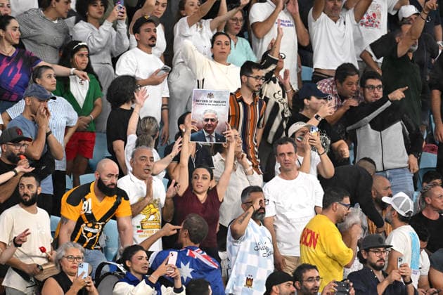 SOCCER ASIAN CUP IRAN PHILIPPINES, Iranian supporters during the AFC Women™s Asian Cup Group A match between Iran and Philippines at Gold Coast Stadium on the Gold Coast, Sunday, March 8, 2026. ( NO ARCHIVING, EDITORIAL USE ONLY GOLD COAST QUEENSLAND AUSTRALIA  Copyright: xDAVExHUNTx 20260308141988263463