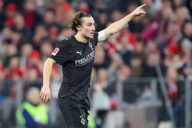 Rocco Reitz Borussia Moenchengladbach gestures, Bundesliga, FC Bayern München v Borussia Mönchengladbach, Allianz Arena on 06 March 2026 in Munich, Germany Photo by Marco Steinbrenner DeFodi Images Rocco Reitz Borussia Moenchengladbach gestures, Bundesliga, FC Bayern München v Borussia Mönchengladbach, Allianz Arena, March 6, 2026 in Munich, Germany Photo by Marco Steinbrenner DeFodi Images DFL regulations prohibit any use of photographs as image sequences and or quasi video