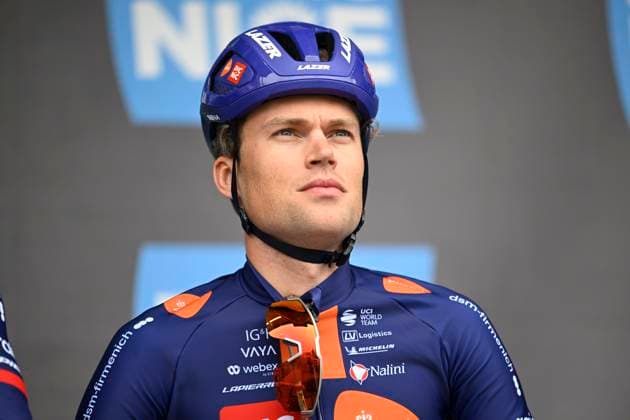 Paris Nice 2026 Stage 1 CARRIERES-SOUS-POISSY, FRANCE - MARCH 08 : Naberman Tim (NED) of Team Picnic PostNL during stage 1 of the 84th edition of Paris - Nice an UCI World Tour 2.UWT cycling road race stage for Men Elite of 171.2 km with start in Acheres and finish in Carrieres-sous-Poissy on March 8, 2026 in Carrieres-sous-Poissy, France, 08 03 2026 ( Motordriver Guy De Vuyst - Carrieres-sous-Poissy France  Copyright: xNicoxVereeckenx