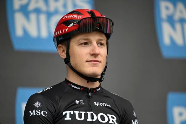 Paris Nice 2026 Stage 1 CARRIERES-SOUS-POISSY, FRANCE - MARCH 08 : Kelemen Petr (CZE) of Tudor Pro Cycling Team during stage 1 of the 84th edition of Paris - Nice an UCI World Tour 2.UWT cycling road race stage for Men Elite of 171.2 km with start in Acheres and finish in Carrieres-sous-Poissy on March 8, 2026 in Carrieres-sous-Poissy, France, 08 03 2026 ( Motordriver Guy De Vuyst - Carrieres-sous-Poissy France  Copyright: xNicoxVereeckenx