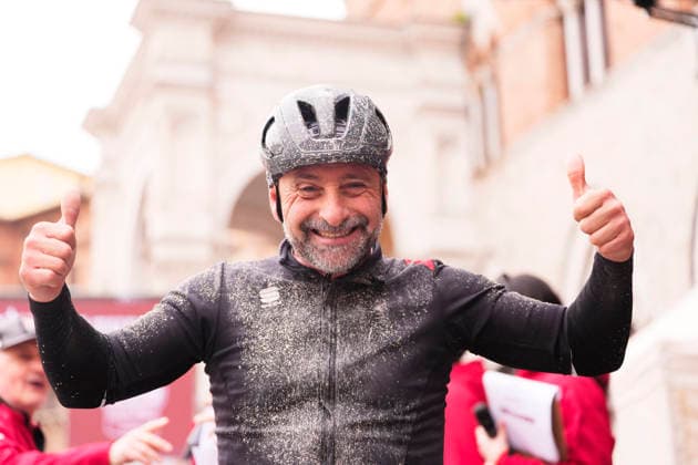 The Gran Fondo Strade Bianche (White Roads) a 203 km one day race from and to Siena - Tuscany,- Saturday March 8, 2025, Italy. - cycling  Copyright: xFabioxFerrari xLaPressex