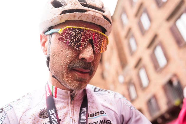 The Gran Fondo Strade Bianche (White Roads) a 203 km one day race from and to Siena - Tuscany,- Saturday March 8, 2025, Italy. - cycling  Copyright: xFabioxFerrari xLaPressex