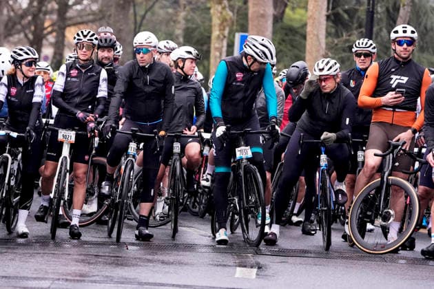 The Gran Fondo Strade Bianche (White Roads) a 203 km one day race from and to Siena - Tuscany,- Saturday March 8, 2025, Italy. - cycling  Copyright: xFabioxFerrari xLaPressex