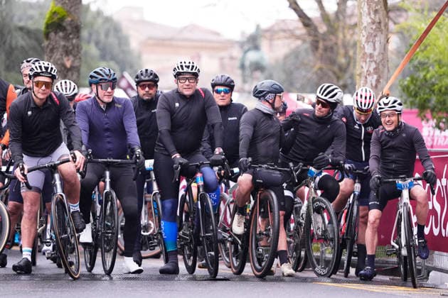 The Gran Fondo Strade Bianche (White Roads) a 203 km one day race from and to Siena - Tuscany,- Saturday March 8, 2025, Italy. - cycling  Copyright: xFabioxFerrari xLaPressex