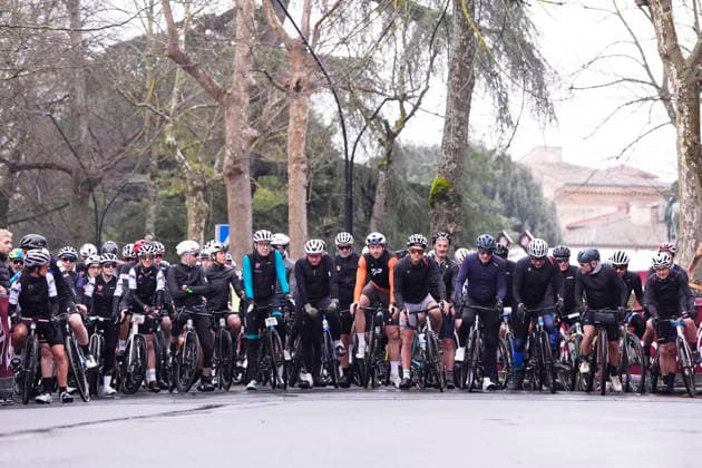 The Gran Fondo Strade Bianche (White Roads) a 203 km one day race from and to Siena - Tuscany,- Saturday March 8, 2025, Italy. - cycling  Copyright: xFabioxFerrari xLaPressex