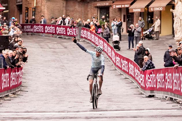 The Gran Fondo Strade Bianche (White Roads) a 203 km one day race from and to Siena - Tuscany,- Saturday March 8, 2025, Italy. - cycling  Copyright: xFabioxFerrari xLaPressex