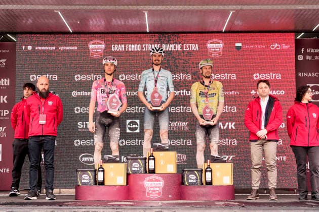 The Gran Fondo Strade Bianche (White Roads) a 203 km one day race from and to Siena - Tuscany,- Saturday March 8, 2025, Italy. - cycling  Copyright: xFabioxFerrari xLaPressex