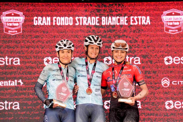 The Gran Fondo Strade Bianche (White Roads) a 203 km one day race from and to Siena - Tuscany,- Saturday March 8, 2025, Italy. - cycling  Copyright: xFabioxFerrari xLaPressex