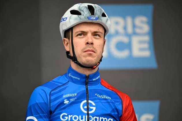 Paris Nice 2026 Stage 1 CARRIERES-SOUS-POISSY, FRANCE - MARCH 08 : Cavagna Remi (FRA) of Groupama - FDJ United during stage 1 of the 84th edition of Paris - Nice an UCI World Tour 2.UWT cycling road race stage for Men Elite of 171.2 km with start in Acheres and finish in Carrieres-sous-Poissy on March 8, 2026 in Carrieres-sous-Poissy, France, 08 03 2026 ( Motordriver Guy De Vuyst - Carrieres-sous-Poissy France  Copyright: xNicoxVereeckenx