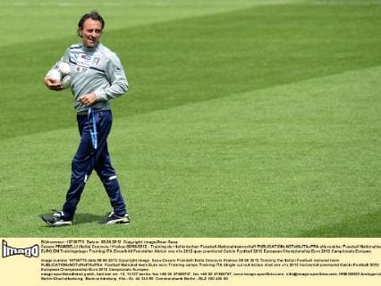 Football, EURO 2012, Training Italy