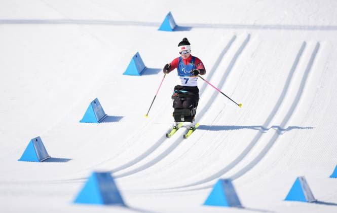 (260308) -- TESERO, March 8, 2026 -- Shan Yilin of China competes during the women s individual sitting final of para biathon at the Milan-Cortina 2026 Paralympic Winter games, Winterspiele,Spiele, Summer games in Tesero, Italy, March 8, 2026. ) (SP)ITALY-TESERO-PARALYMPIC WINTER GAMES-PARA BIATHLON-WOMEN S INDIVIDUAL SITTING LianxZhen 