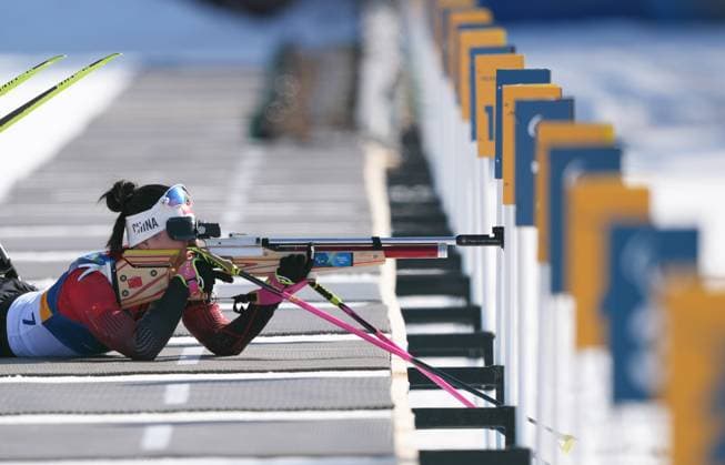 (260308) -- TESERO, March 8, 2026 -- Shan Yilin of China shoots during the women s individual sitting final of para biathon at the Milan-Cortina 2026 Paralympic Winter games, Winterspiele,Spiele, Summer games in Tesero, Italy, March 8, 2026. ) (SP)ITALY-TESERO-PARALYMPIC WINTER GAMES-PARA BIATHLON-WOMEN S INDIVIDUAL SITTING LianxZhen 