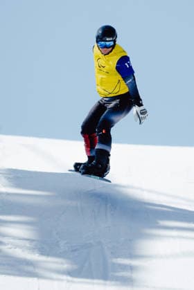 PARALYMPICS - Winter Paralympics Milano Cortina 2026 CORTINA D AMPEZZO,ITALY,08.MAR.26 - PARALYMPICS, SNOWBOARD - Paralympic Winter games, Winterspiele,Spiele, Summer games Milano Cortina 2026, Snowboard Cross. Image shows Oliver Dreier (AUT).  GEPAxpictures xMaticxKlansek