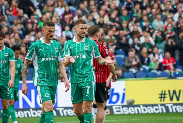 Germany Soccer 2 Bundesliga 2025 2026, 25 Matchday Hannover 96 vs SpVgg Greuther Fürth Heinz von Heiden Arena Stadion Hannover Dennis Srbeny SpVgg Greuther Fürth, 7 Facial expression, facial expression, emotion Hannover Copyright: xAymanxAlahmedx