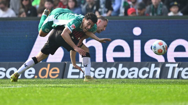 08 03 2026 Soccer Season 2025 2026 2 Soccer Bundesliga 25 Matchday Hannover 96 H96 SpVgg Greuther Fürth SGF Kleeblatt Sportfoto Zink xwoxzix DFL regulations prohibit any use of photographs as image sequences and or quasi video only for editorial use Sayfallah Ltaief 47, SpVgg Greuther Fürth Maurice Neubauer 33, Hannover 96 H96