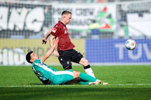 08 03 2026 Soccer, 2025 2026, 2 Bundesliga, 25 Matchday, Hannover 96 SpVgg Greuther Fürth L R Sayfallah Ltaief Fürth , Maurice Neubauer Hannover DFL REGULATIONS PROHIBIT ANY USE OF PHOTOGRAPHS AS IMAGE SEQUENCES AND OR QUASI VIDEO