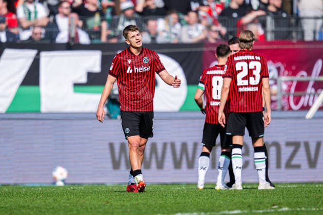 08 03 2026 Soccer, 2025 2026, 2 Bundesliga, 25 Matchday, Hannover 96 SpVgg Greuther Fürth Maik Nawrocki Hannover DFL REGULATIONS PROHIBIT ANY USE OF PHOTOGRAPHS AS IMAGE SEQUENCES AND OR QUASI VIDEO