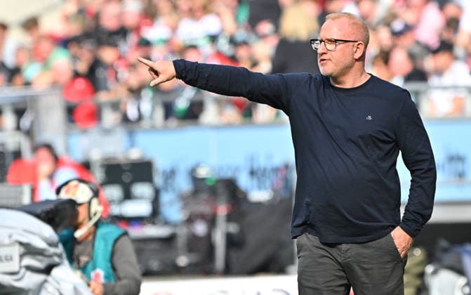 08 03 2026 Soccer Season 2025 2026 2 Soccer Bundesliga 25 Matchday Hannover 96 H96 SpVgg Greuther Fürth SGF Kleeblatt Sportfoto Zink MeZi xmexzix DFL regulations prohibit any use of photographs as image sequences and or quasi video only for editorial use Heiko Vogel Trainer SpVgg Greuther Fürth