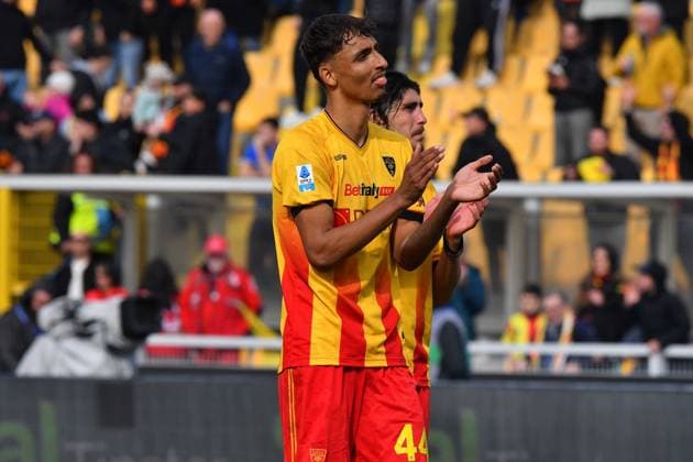 Lecce s Centre-back Tiago Gabriel (44 US Lecce)  Copyright: xGiovannixEvangelista LaPressex