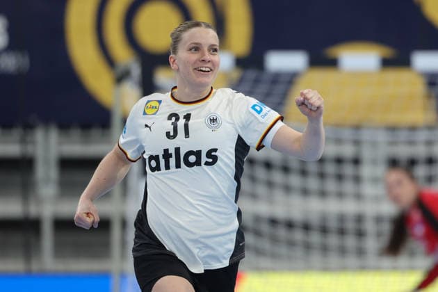 Germany Slovenia, European Womens Handball Championship Qualifier Alexia Hauf Germany, 31 European Womens Handball Championship Qualifier between Germany and Slovenia on March 8 at SNP dome Heidelberg , Heidelberg Baden Württemberg Germany SNP dome