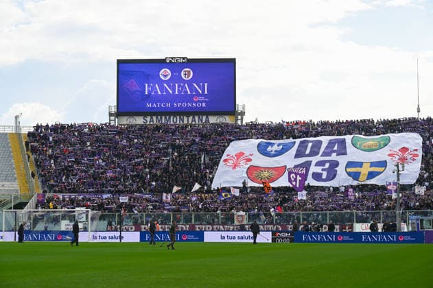 Fiorentina supporters during ACF Fiorentina vs Parma Calcio, Italian soccer Serie A match in Florence, Italy, March 08 2026  Copyright: xFabioxFagiolini IPAxSportx xipa-agency.netx xx IPA_72573704 IPA_Agency_IPA72573704