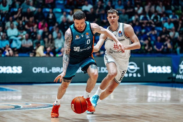 Logan Johnson Skyliners Frankfurt, 0 GER, Skyliners Frankfurt vs Bamberg Baskets, Basketball, easycredit BBL, Bundesliga, 23 Matchday, Season 2025 2026 08 03 2026 Eibner Pressefoto Attila Ziga GER, Skyliners Frankfurt vs Bamberg Baskets, Basketball, easycredit BBL, Bundesliga, 23 Matchday, Season 2025 2026 08 03 2026 Frankfurt am Main Copyright: xEibner-Pressefotox EP_AZA