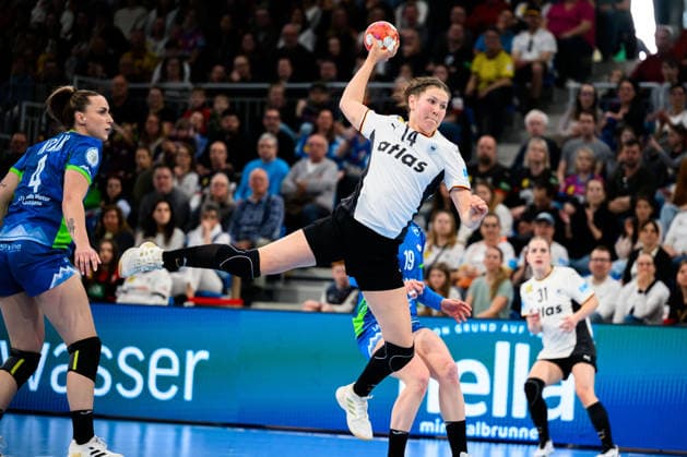 Handball, Womens European Championship Qualification, Germany Slovenia, 2nd round, Group 3, Marie Steffen Germany Heidelberg SNP Dome Baden Württemberg Germany