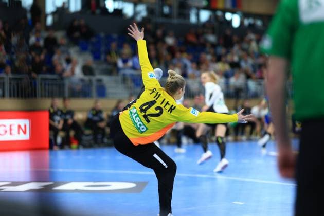 Scene with Katharina Filter 42 Germany Handball I Women I European Championship Qualification National Team I Germany - Slovenia I 08 03 2026 Copyright: xspeedshotx