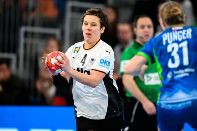 Handball, Womens European Championship Qualification, Germany Slovenia, 2nd round, Group 3, Alina Grijseels Germany Heidelberg SNP Dome Baden Württemberg Germany