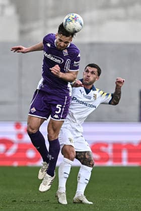 Mp Firenze 08 03 2026 - campionato di calcio serie A Fiorentina-Parma foto Matteo Papini Image nella foto: Marin Pongracic-Gabriel Strefezza 