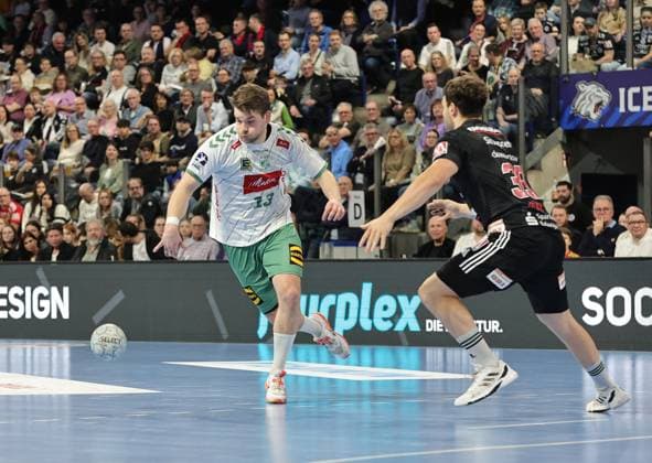 08 03 2026 Handball 1 Bundesliga DAIKIN HBL Season 2025 2026 24 Matchday HC Erlangen Metropolregion Nürnberg HCE GWD Minden DaMa xdaxmax Ian Weber 13, GWD Minden Tobias Buck 39, HC Erlangen HCE