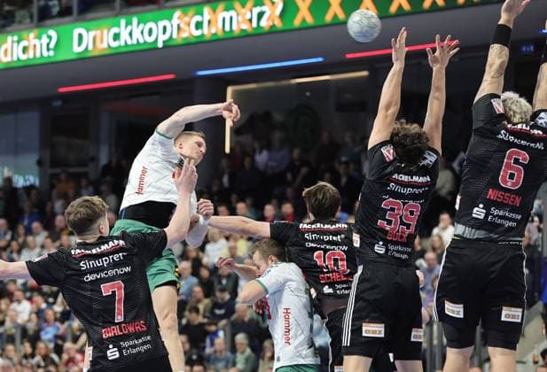 Handball, HBL, HC Erlangen - GWD Minden