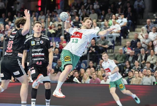08 03 2026 Handball 1 Bundesliga DAIKIN HBL Season 2025 2026 24 Matchday HC Erlangen Metropolregion Nürnberg HCE GWD Minden DaMa xdaxmax Florian Scheerer 10, HC Erlangen HCE Ian Weber 13, GWD Minden