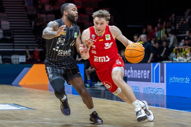 Basketball, 2. BL, ProA, Nuremberg Falcons - Tigers Tübingen