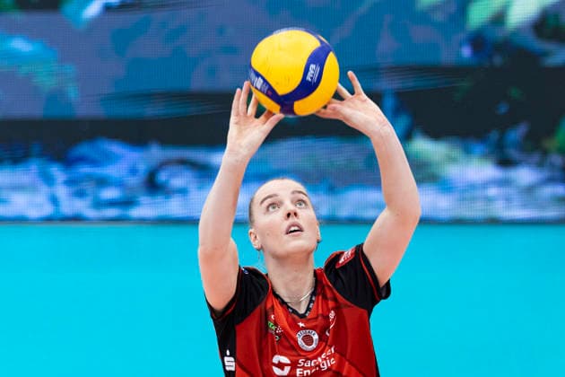 1 Volleyball Bundesliga Women Schwarz Weiss Erfurt vs Dresdner SC Erfurt 08 03 2026 Jette Kuipers 8 Dresdner SC 1 Volleyball Bundesliga Women Schwarz Weiss Erfurt vs Dresdner SC Riethsporthalle Erfurt 08 03 2026 Copyright: xBEAUTIFULxSPORTS Duehringx