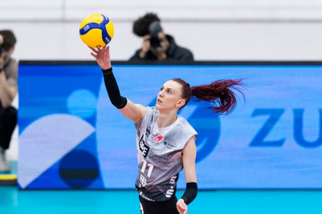 1 Volleyball Bundesliga Women Schwarz Weiss Erfurt vs Dresdner SC Erfurt 08 03 2026 Isabel KovaÄiÄ‡ 11 Schwarz Weiss Erfurt 1 Volleyball Bundesliga Women Schwarz Weiss Erfurt vs Dresdner SC Riethsporthalle Erfurt 08 03 2026 Copyright: xBEAUTIFULxSPORTS Duehringx