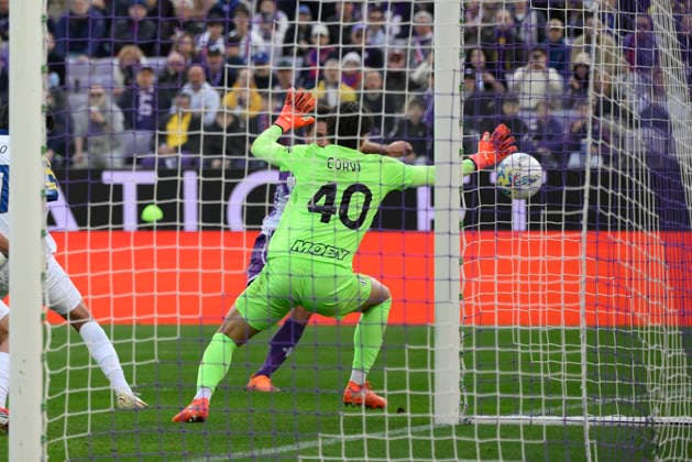 Parma™s goalkeeper Edoardo Corvi during the Serie A Enilive 2025 2026 match between Fiorentina and Parma - Serie A Enilive at Artemio Franchi Stadium - Soccer - Florence, Italy - Sunday March 8, 2026  Copyright: xFabrizioxCorradetti LaPressex