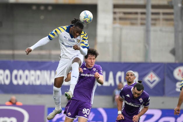 Parma™s Sascha Britschgi during the Serie A Enilive 2025 2026 match between Fiorentina and Parma - Serie A Enilive at Artemio Franchi Stadium - Soccer - Florence, Italy - Sunday March 8, 2026  Copyright: xFabrizioxCorradetti LaPressex