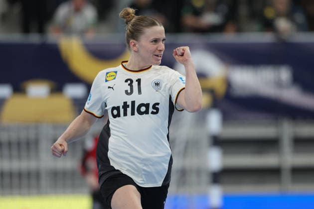 Germany Slovenia, European Womens Handball Championship Qualifier Alexia Hauf Germany, 31 European Womens Handball Championship Qualifier between Germany and Slovenia on March 8 at SNP dome Heidelberg , Heidelberg Baden Württemberg Germany SNP dome