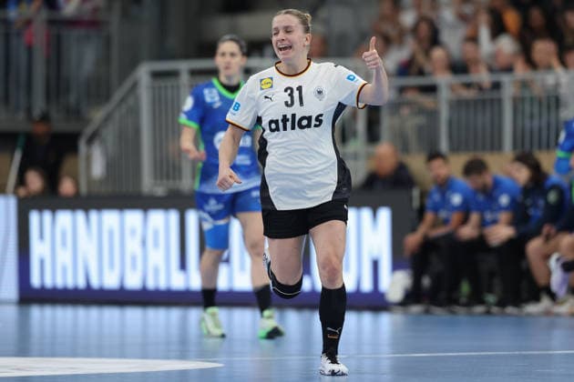 Germany Slovenia, European Womens Handball Championship Qualifier Alexia Hauf Germany, 31 European Womens Handball Championship Qualifier between Germany and Slovenia on March 8 at SNP dome Heidelberg , Heidelberg Baden Württemberg Germany SNP dome