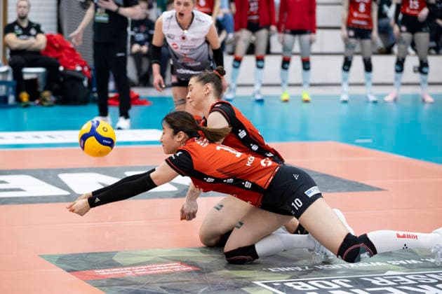 1 Volleyball Bundesliga Women Schwarz Weiss Erfurt vs Dresdner SC Erfurt 08 03 2026 Miku Akimoto 10 Dresdner SC 1 Volleyball Bundesliga Women Schwarz Weiss Erfurt vs Dresdner SC Riethsporthalle Erfurt 08 03 2026 Copyright: xBEAUTIFULxSPORTS Duehringx