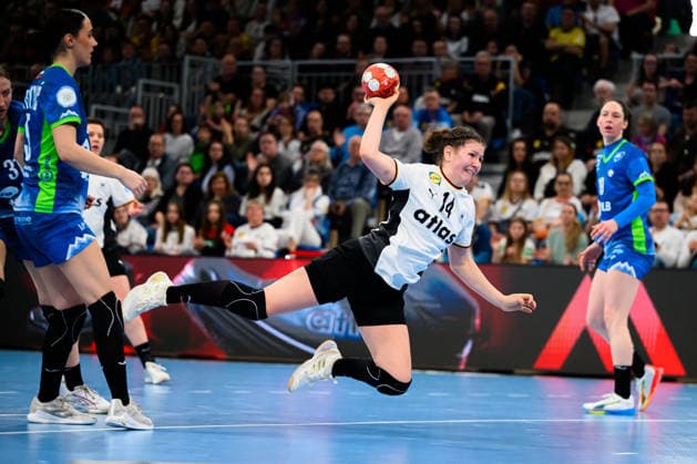 Handball, Womens European Championship Qualification, Germany Slovenia, 2nd round, Group 3, Marie Steffen Germany Heidelberg SNP Dome Baden Württemberg Germany