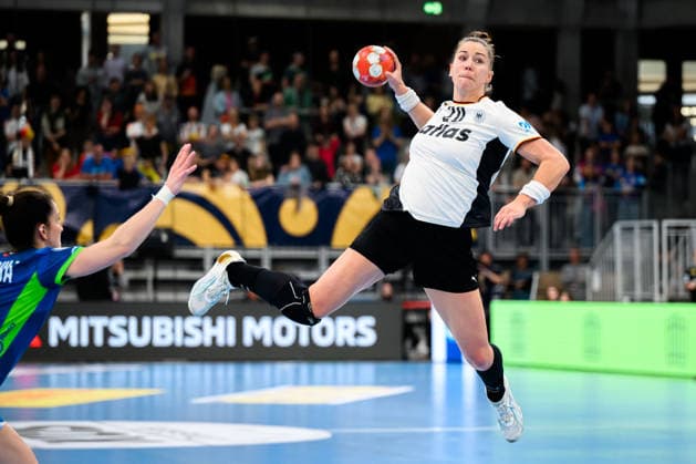 Handball, Womens European Championship Qualification, Germany Slovenia, 2nd round, Group 3, Emily Vogel Germany Heidelberg SNP Dome Baden Württemberg Germany